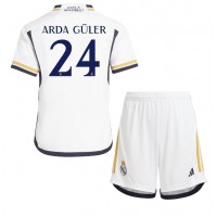 Real Madrid Arda Guler #24 Hjemmedraktsett Barn 2023-24 Kortermet (+ Korte bukser)